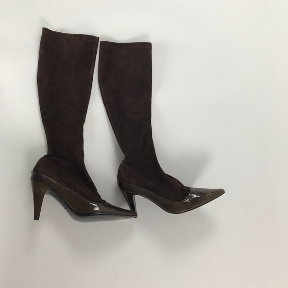 Accessoire Diffusion NWOT Patent & Suede Boots - Picture 2 of 7